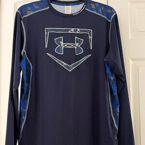 Mens' Under Armour Long Sleeve Heat Gear Shirt Camo Print XL